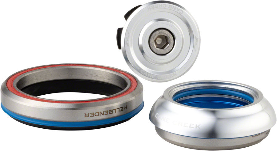 Cane Creek Hellbender 70 Headset - IS42/28.6/H9 Upper | IS52/40 Lower, Tapered, Silver MPN: BAA1189S UPC: 840226119564 Headsets Hellbender 70 Headset