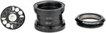 Enduro HDK-0007 External Bearing Kit - EC34/28.6 Upper | EC34/30 Lower, Angular Contact Bearings, Straight, Black Oxide - Headsets - External Bearing Kit