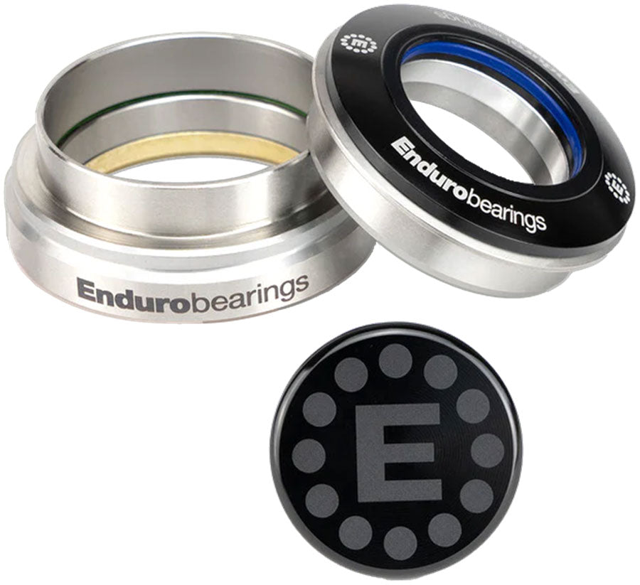 Enduro HDK-0010 Maxhit Zero-Stack/External Cup Headset Kit - ZS44/28.6 Upper | EC44/40 Lower, Angular Contact Bearings,