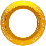 Chris King DropSet 2-4 Headset Bearing Cap and GripLock Assembly - Matte Gold 50th Anniversary MPN: PHS803Y2 UPC: 841529278927 Headset Small Part DropSet Headset Bearing Cap and GripLock Assembly