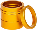 Chris King Headset Spacer Kit 2 - Alloy, 1-1/8", Matte Gold 50th Anniversary MPN: PHS217Y2 UPC: 841529277760 Headset Stack Spacer Headset Stack Spacer Kit 2
