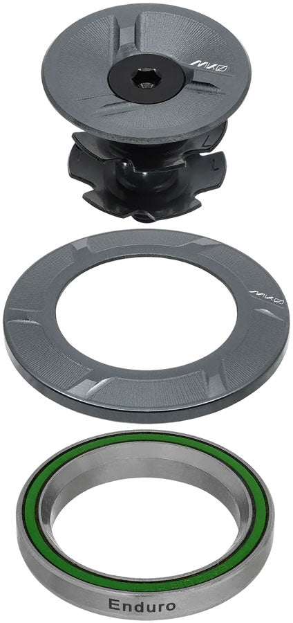 Wolf Tooth MK0 Headset - IS41/28.6 Upper, 4mm Stack, Shadow Gray - Headset Upper - MK0 IS Upper Headset