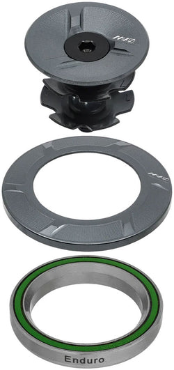 Wolf Tooth MK0 Headset - IS41/28.6 Upper, 4mm Stack, Shadow Gray - Headset Upper - MK0 IS Upper Headset