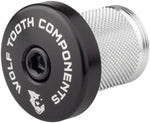 Wolf Tooth Compression Plug with Integrated Spacer Stem Cap, Black MPN: CPLUG-STEM5MM-BLK UPC: 810006804720 Compression Plug Compression Plug With Integrated Spacer Stem Cap