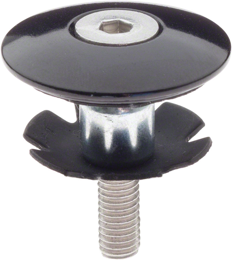 Problem Solvers Top Cap with Star Nut 1-1/8" Black MPN: TK-001D UPC: 708752073753 Headset Top Cap Top Caps