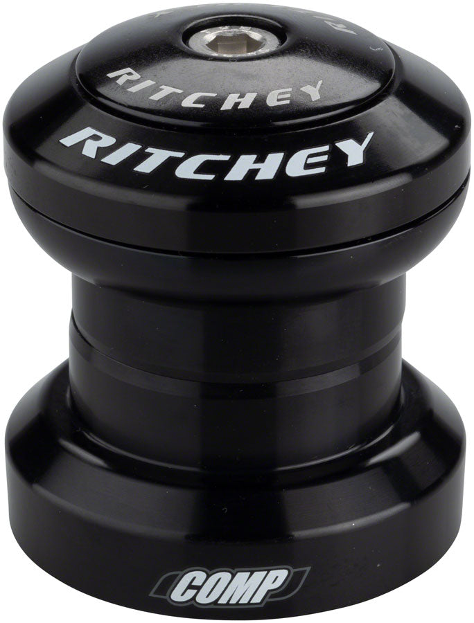 Ritchey Comp Logic Headset: Cartridge 1-1/8" Black MPN: 33035337014 UPC: 796941332743 Headsets Comp Logic Threadless