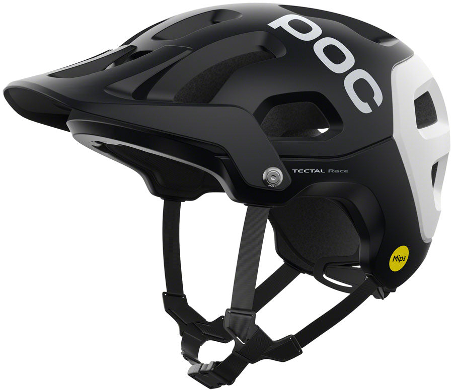 POC Tectal Race MIPS Helmet - Black/White, Large