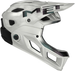 MET Parachute MCR Mips Helmet - White Iridescent Matte, Medium - Helmets - Parachute MCR MIPS Helmet