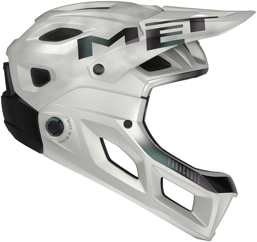 MET Parachute MCR Mips Helmet - White Iridescent Matte, Small - Helmets - Parachute MCR MIPS Helmet