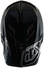 Troy Lee Designs D4 Polyacrylite Helmet   Shadow Black, Small - Helmets - D4 Polyacrylite Helmet