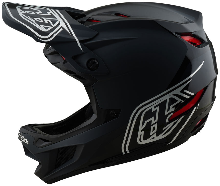 Troy Lee Designs D4 Polyacrylite Helmet   Shadow Black, Small MPN: 174499002 UPC: 887202495557 Helmets D4 Polyacrylite Helmet