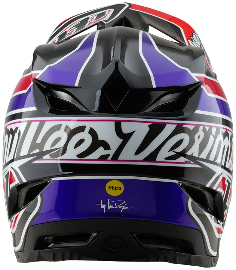 Troy Lee Designs D4 Polyacrylite Helmet   Linear Black, Large MPN: 174226004 UPC: 887202495694 Helmets D4 Polyacrylite Helmet
