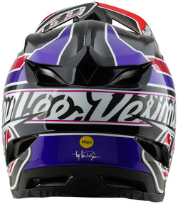 Troy Lee Designs D4 Polyacrylite Helmet   Linear Black, Large MPN: 174226004 UPC: 887202495694 Helmets D4 Polyacrylite Helmet
