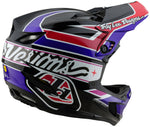 Troy Lee Designs D4 Polyacrylite Helmet   Linear Black, Medium - Helmets - D4 Polyacrylite Helmet