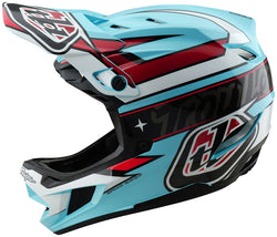 Troy Lee Designs D4 Polyacrylite Helmet   Linear Blue, Large MPN: 174226014 UPC: 887202495755 Helmets D4 Polyacrylite Helmet
