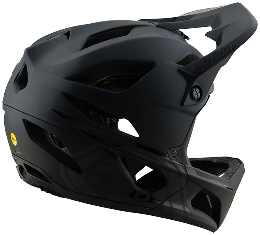 Troy Lee Designs Stage Helmet   Stealth Midnight, Medium/Large - Helmets - Stage Helmet