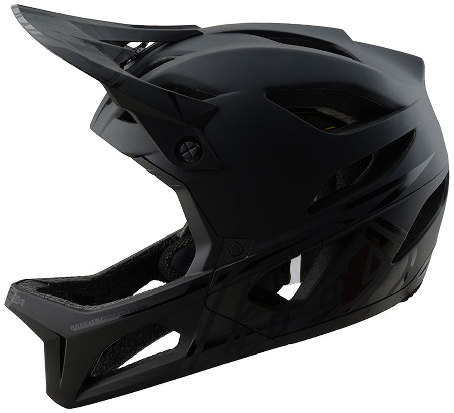 Troy Lee Designs Stage Helmet   Stealth Midnight, Medium/Large