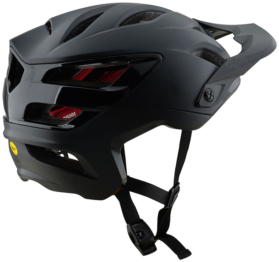 Troy Lee Designs A3 Helmet   Uno Black, X-Large/2X-Large - Helmets - A3 Helmet