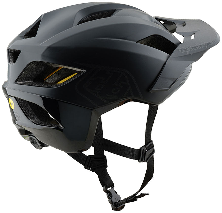 Troy Lee Designs Flowline Helmet   Point Black/Charcoal, X-Large/2X-Large - Helmets - Flowline Helmet