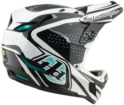 Troy Lee Designs D4 Polyacrylite Helmet   The Line Charcoal / White, Medium MPN: 174047003 UPC: 887202534584 Helmets D4 Polyacrylite Helmet