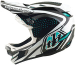 Troy Lee Designs D4 Polyacrylite Helmet   The Line Charcoal / White, Medium - Helmets - D4 Polyacrylite Helmet