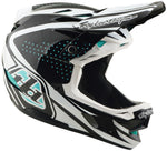 Troy Lee Designs D4 Polyacrylite Helmet   The Line Charcoal / White, Medium MPN: 174047003 UPC: 887202534584 Helmets D4 Polyacrylite Helmet