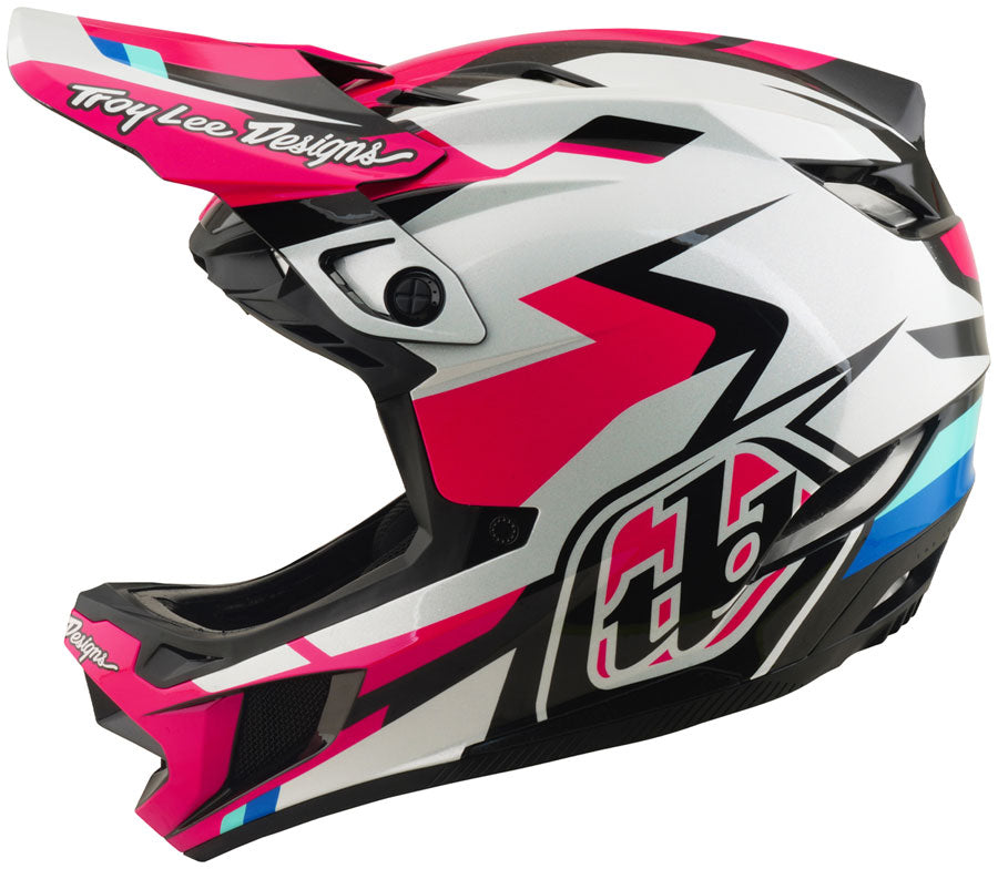 Troy Lee Designs D4 Polyacrylite Helmet   Roamer Magenta, Small - Helmets - D4 Polyacrylite Helmet