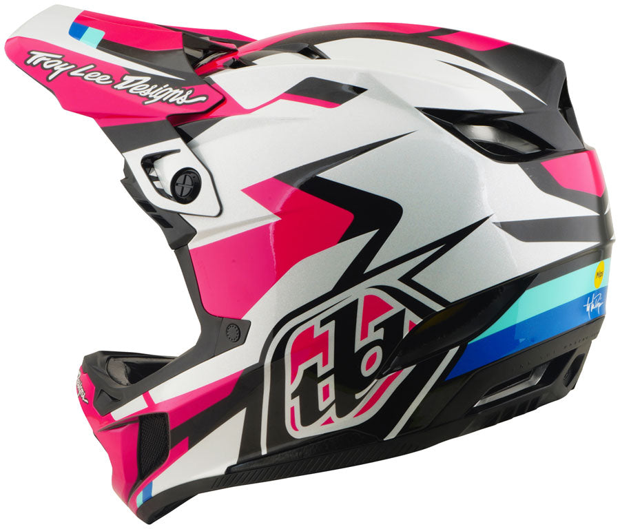 Troy Lee Designs D4 Polyacrylite Helmet   Roamer Magenta, Medium MPN: 174043013 UPC: 887202534768 Helmets D4 Polyacrylite Helmet