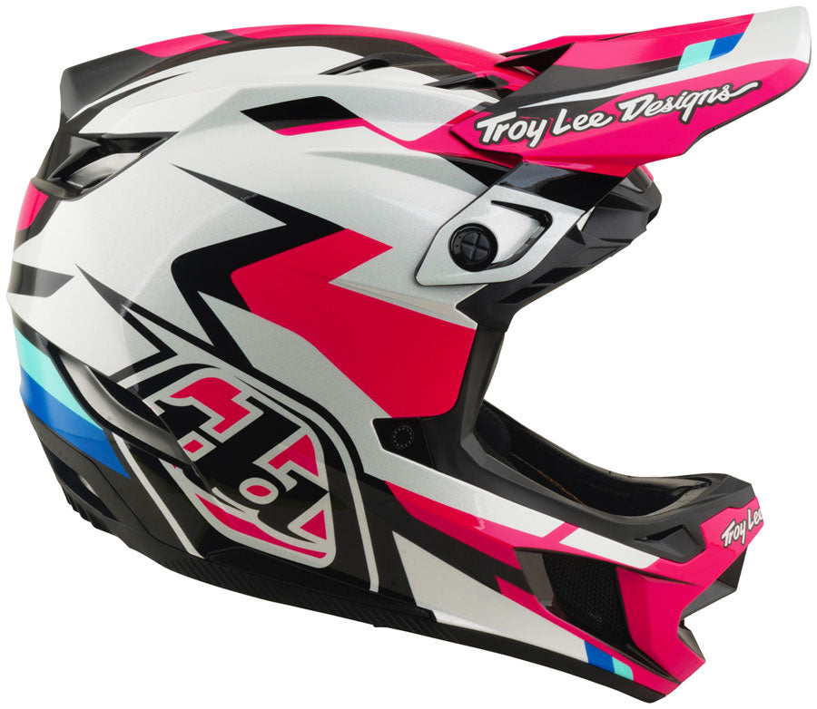 Troy Lee Designs D4 Polyacrylite Helmet   Roamer Magenta, Medium