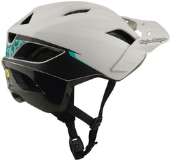 Troy Lee Designs Flowline SE Helmet   Stacks Pumice / Real Teal, X-Small/Small MPN: 110919001 UPC: 887202535734 Helmets Flowline SE Helmet