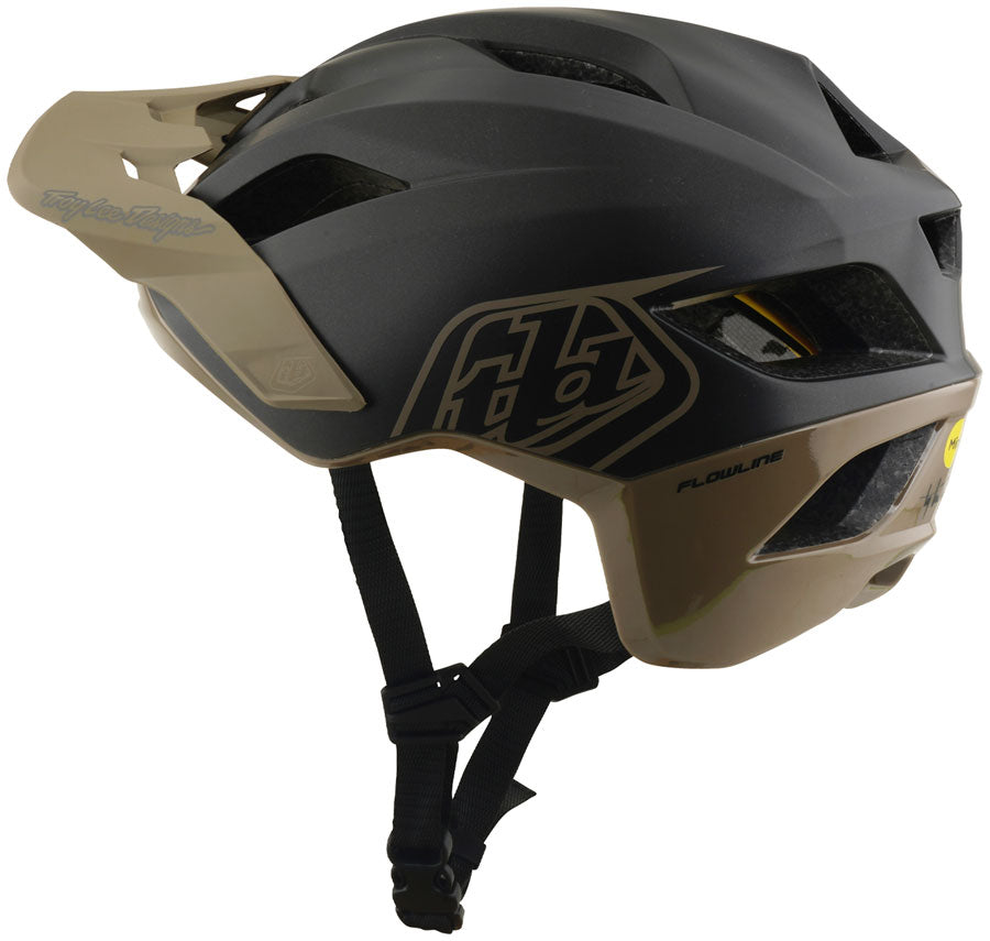 Troy Lee Designs Flowline Helmet   Point Charcoal / Timber, Medium/Large MPN: 108540163 UPC: 887202536229 Helmets Flowline Helmet