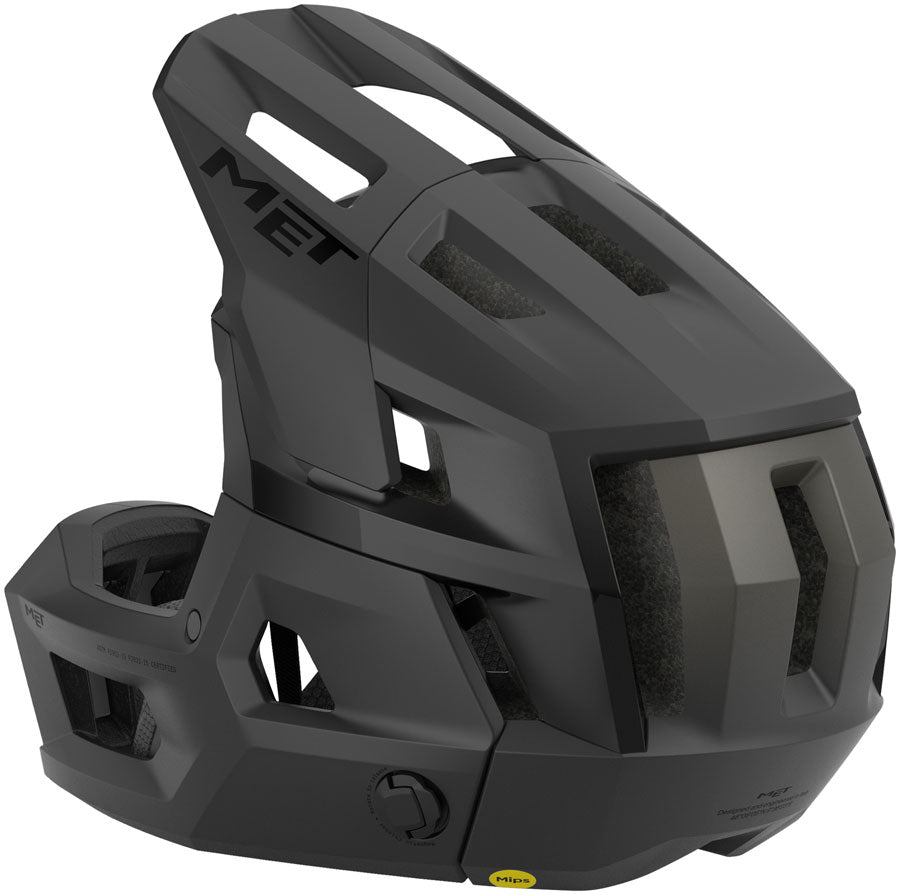 MET Parachute MCR 2 Helmet - Matte Black, Medium MPN: 3HM166CE00MBK1 Helmets Parachute MCR 2