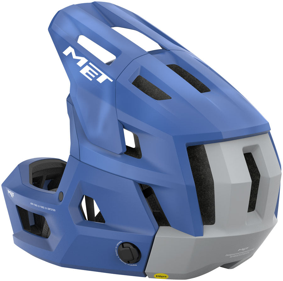 MET Parachute MCR 2 Helmet - Sonic Matte Blue, Small - Helmets - Parachute MCR 2