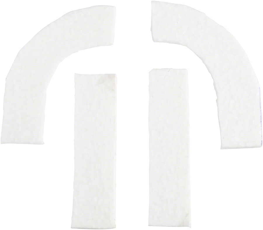 Jagwire Pro Anti-Vibration Handlebar Pad Set - eTPU Foam, For Drop Bars, White - Under-Tape Pad - Anti-Vibration Handlebar Pads