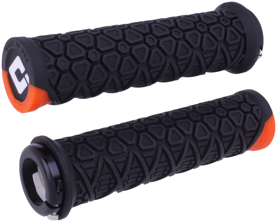 ODI Vanquish V2.1 Grips - Black, Lock-On