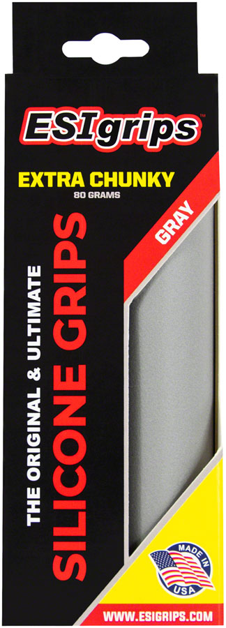 ESI Extra Chunky Grips - Gray MPN: XLCGY UPC: 818113020859 Grip Extra Chunky Grips