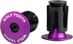 Wolf Tooth Alloy Bar End Plugs - Ultraviolet Purple MPN: BARPLUG-AL-PRU UPC: 810159400893 Bar End Plug Alloy Bar End Plugs