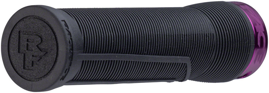 RaceFace Chester Grips - Lock-On, Black/Purple, 31mm Grip