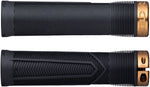 RaceFace Chester Grips - Lock-On, Black/Kashmoney Gold, 31mm MPN: 948-00-001-04 UPC: 821973472508 Grip Chester Grip