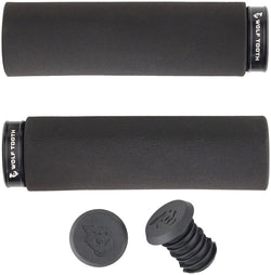 Wolf Tooth Fat Paw Lock-on Grips - Black/Black MPN: FPLCK-BLK-BLK UPC: 812719020350 Grip Fat Paw Lock-on Grips