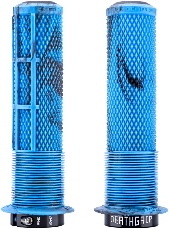 DMR DeathGrip 2 Flanged Grips - Thin, Lock-On, Blue Mable MPN: DMR-G-004-002 Grip DeathGrip 2 Flanged Grips