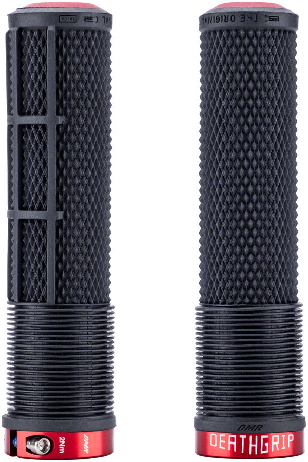 DMR DeathGrip 2 Race Edition Grips - Thick, Lock-On, Black, Flangeless