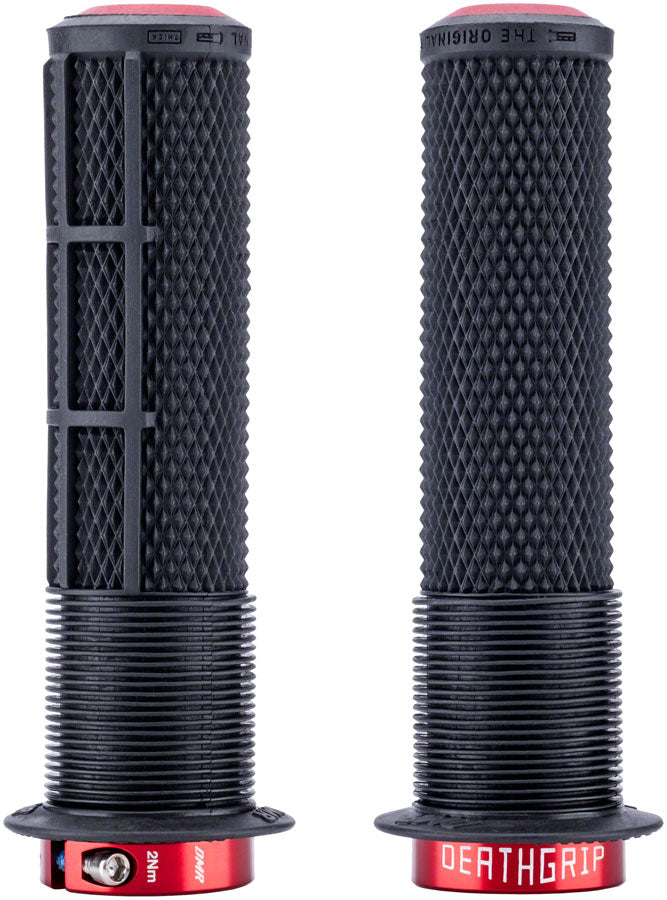 DMR DeathGrip 2 Race Edition Grips - Thick, Lock-On, Black, Flanged