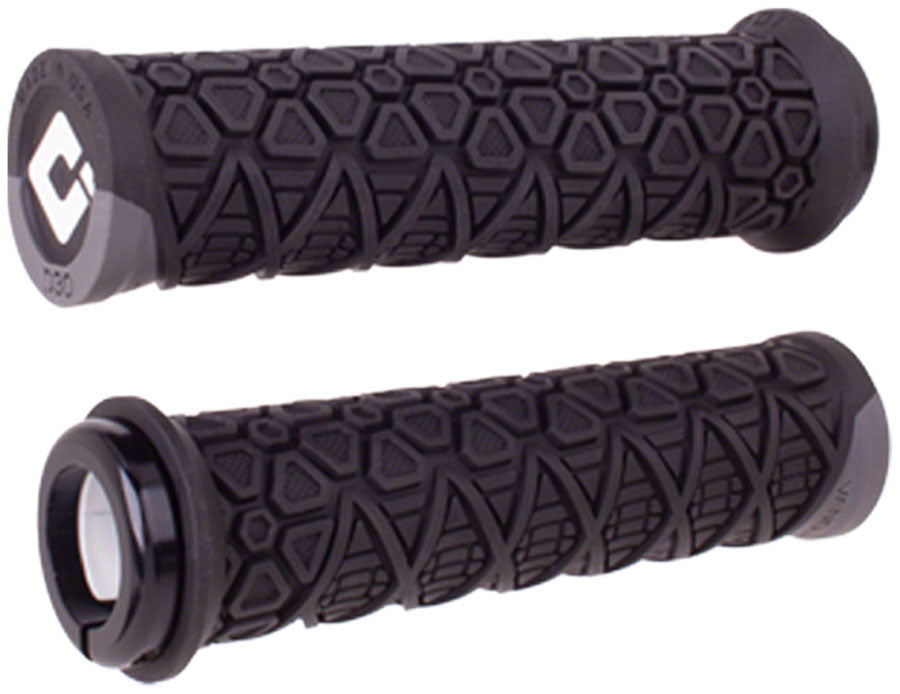 ODI Vanquish Grips - Black/Graphite, Lock-On Grip 711484196676