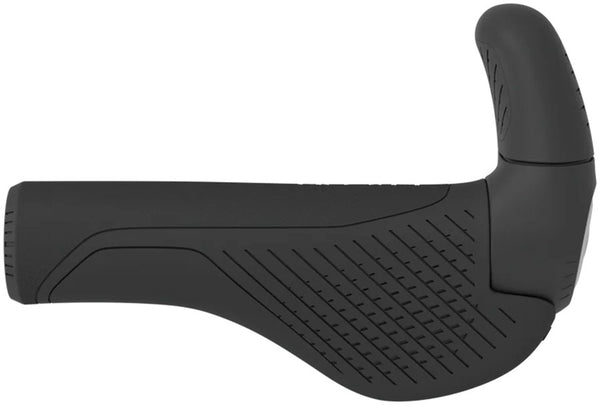 Manopole Ergon GS2 con Bar End in fibra di vetro - Nero