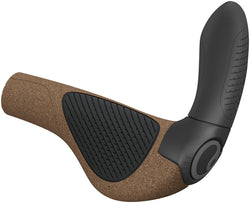 Ergon GP4 Evo BioKork Grips - Lock-On, Small, Black/Tan MPN: 42410361 Grip GP4 Evo BioKork Grips