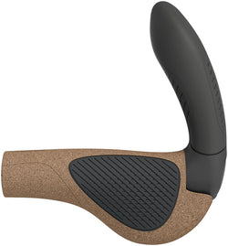 Ergon GP4 Evo BioKork Grips - Lock-On, Large, Black/Tan - Grip - GP4 Evo BioKork Grips
