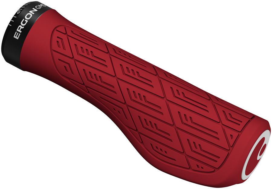 Ergon GMS Grips - Lock-On, Chili Red, Large - Grip - GMS Grips