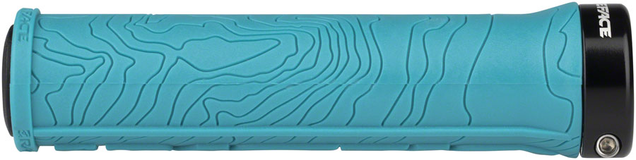 RaceFace Half Nelson Grips - Turquoise, Lock-On Grip 895428009618