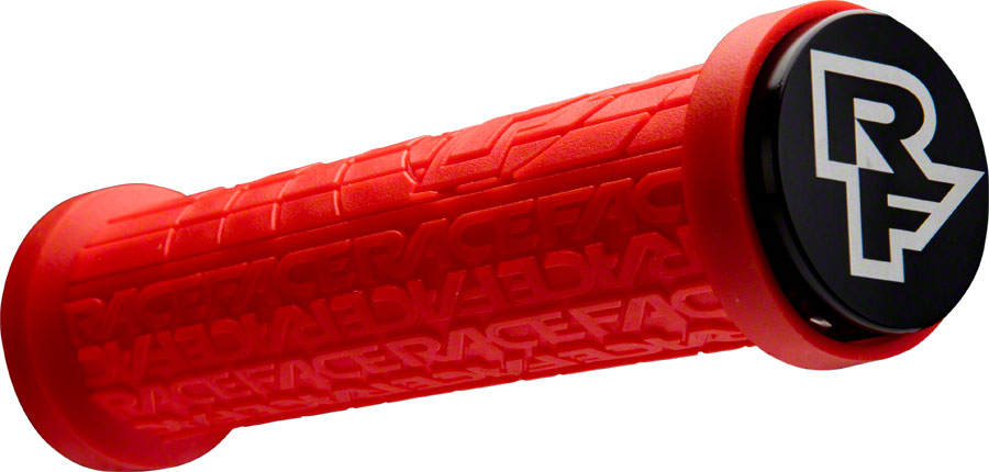 RaceFace Grippler Grips - Red, Lock-On, 30mm - Grip - Grippler